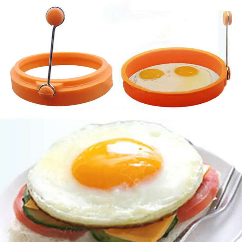 Silicone Fried Egg Pancake Ring Omelette Fried Egg Round Shaper Eggs