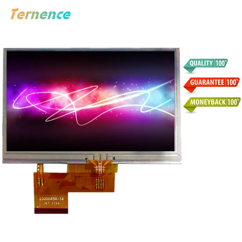 

skylarpu 4.3''inch LCD Screen for Garmin Nuvi 1390 1350T GPS LCD display screen panel with Touch screen digitizer AT043TN24 V.4