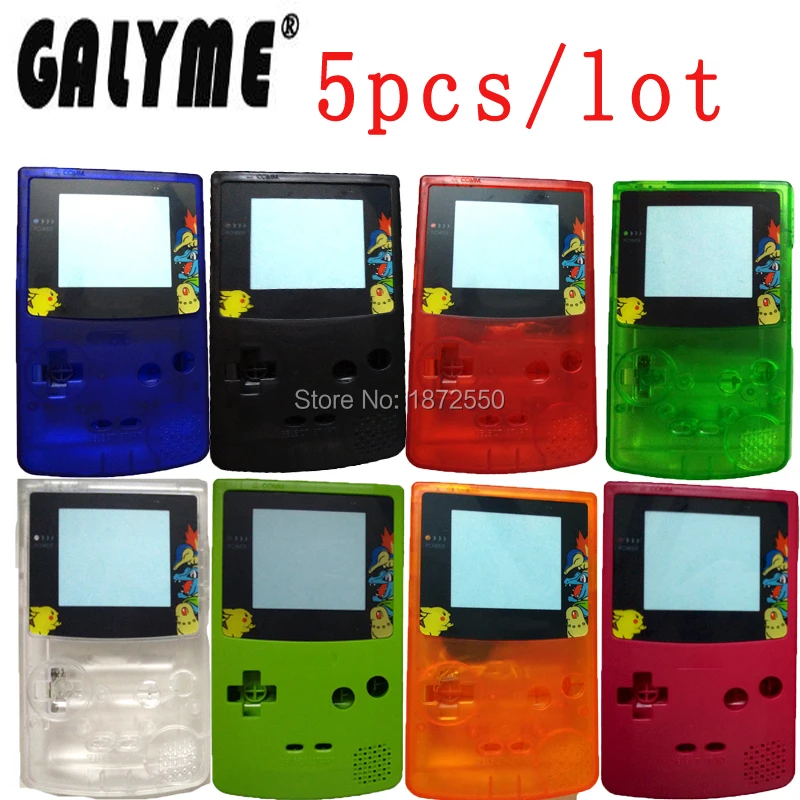 5 шт./лот Galyme пластиковый корпус объектив для игровой консоли GameboyColor GBO DMG