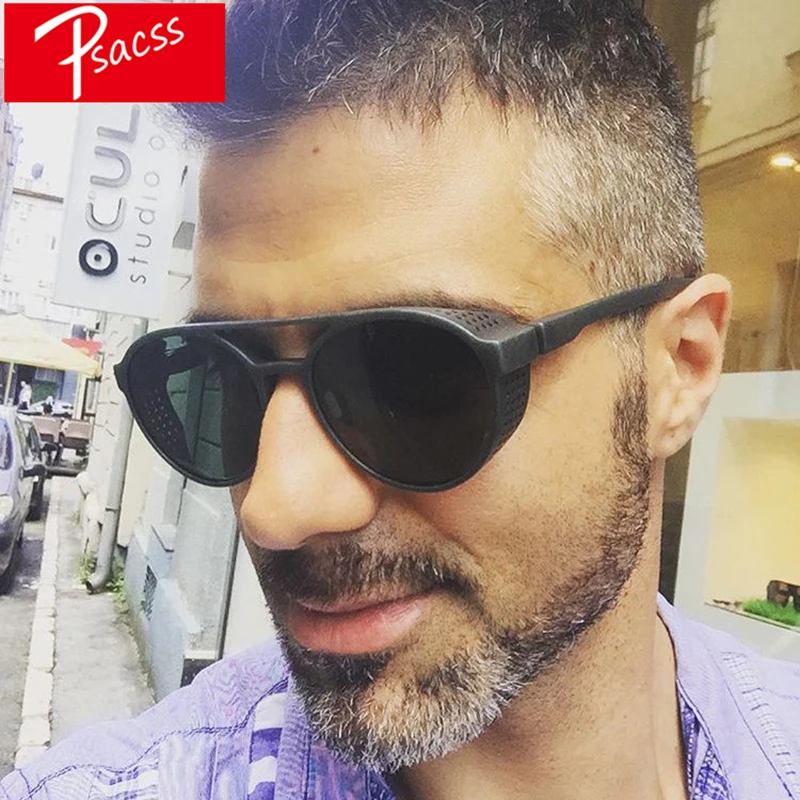 

Psacss 2019 Steampunk Sunglasses Women Men Vintage Fashion Sun Glasses Brand Designer Men's Retro Mirror Lunette De Soleil Femme