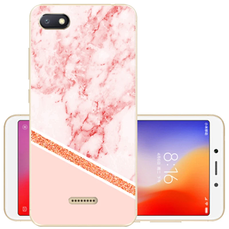 For Xiaomi Redmi 6A Case Redmi 6A Case Soft Silicone Back Cover Phone Case For Xiaomi Redmi 6A Redmi 6 A Redmi6A Redmi6 Fundas - Цвет: 22