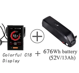 ЕС NZ CA нет налога! 48V 750W Bafang BBS02B середине приводной двигатель комплект для переоборудования электрического велосипеда с 13Ah/15Ah Электрический велосипед Батарея - Цвет: C18 52V 13Ah