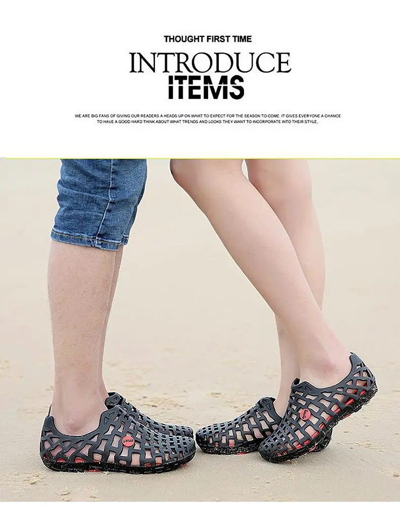 1 (55)Hollow Wading Shoes Breathable Aqua Shoes Beach Sandals Adult Slippers Sport Upstream Shoes Women Diving Socks 