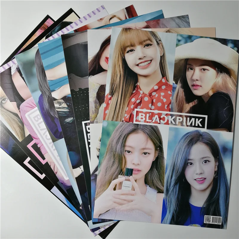

8*(42x29cm)NEW BLACKPINK Posters Wall Stickers Gift ROSE LISA JISOO kpop around gift