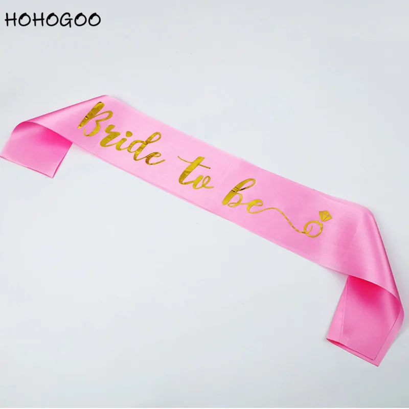 HOHOGOO 1 шт. Невеста быть пояс для подружек невесты лента вечеринки свадебная корона