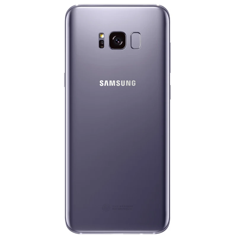 Оригинальная задняя крышка для SAMSUNG Galaxy S8 G9500 S8 Plus S8+ SM-G9550 Задняя стеклянная крышка - Цвет: Gray