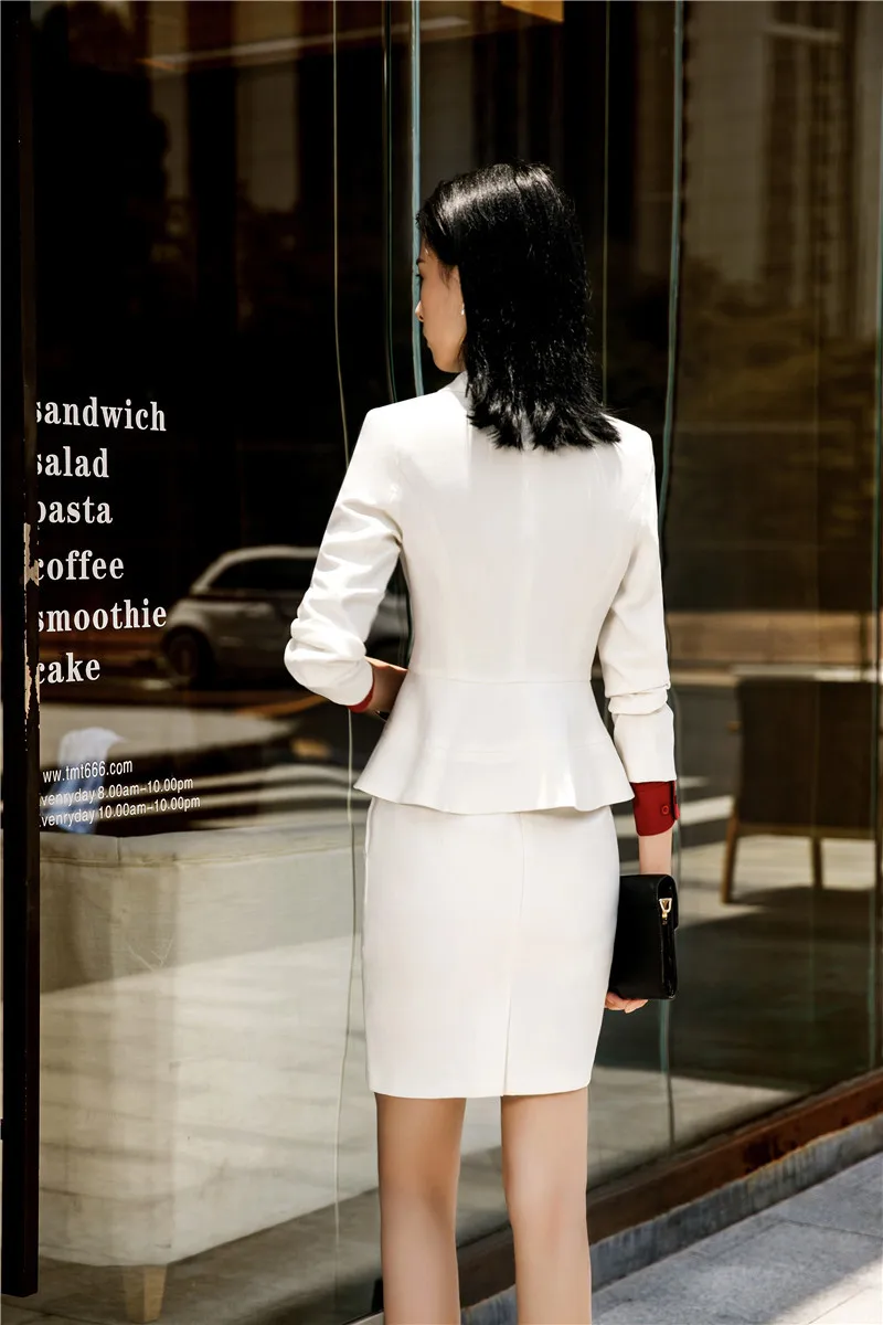 Высокое качество ткань для женщин деловые блейзеры офисные повседневная обувь дамы куртки пальто с длинным рукавом Женские топы