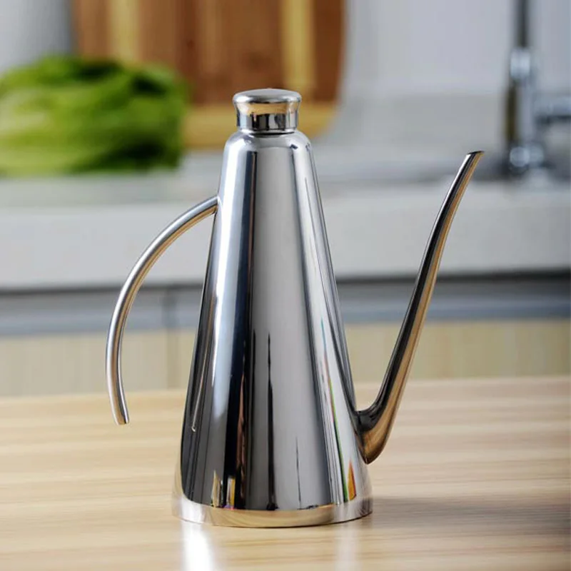 450ml Oil Bottles Stainless Steel Olive Vinegar Batcher Can 450ml Oil Bottles Stainless Steel Olive Vinegar Batcher Can Bottle Container Kitchen Storage Pot Cooking Tools Accessories In Jars