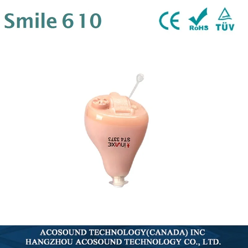 

AcoSound S610 Hearing Ear Aid Mini CIC Hearing Aids Invisible Digital Hearing Amplifiers For The Elderly Deaf Ear Care Tools