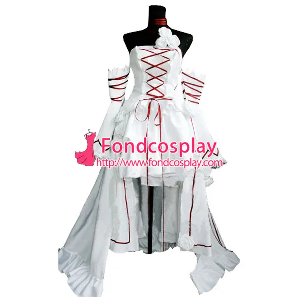 

Gothic Lolita Punk White Gown Ball Long Dress Evening Dress Tailor-made[CK1436]