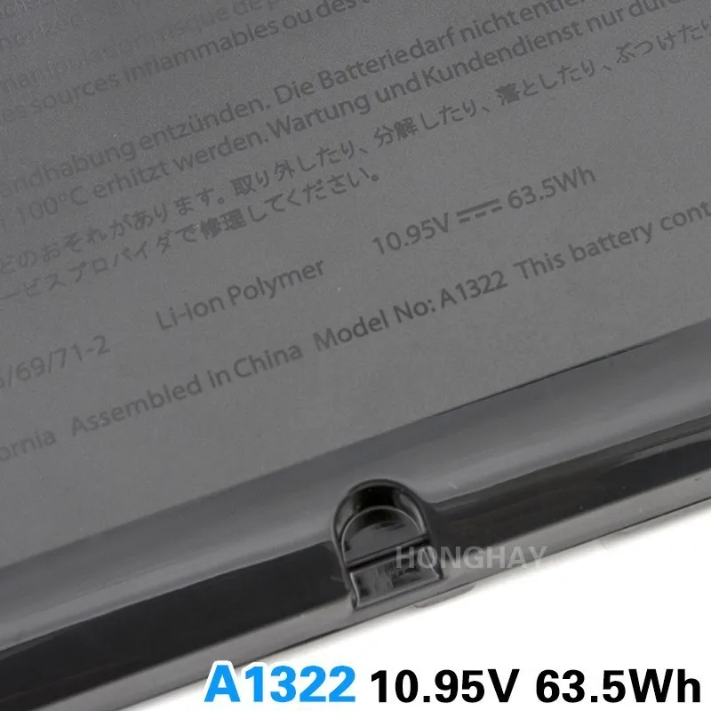Аккумулятор Honghay A1322 для ноутбука APPLE MacBook Pro 13 &quotA1278 MB990 MB991 MC700 MC374 MD313 MD101 MD314 MC724 MC375
