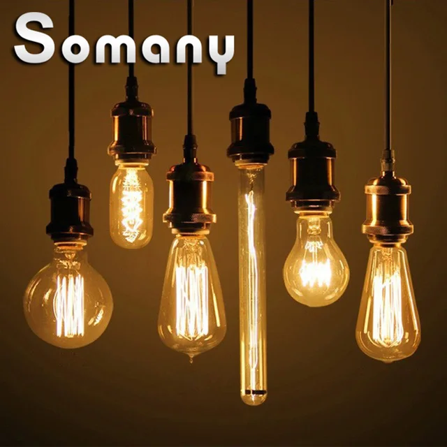 Vintage Ampoule Antique Rétro Edison Ampoules E14 E27 Décoration