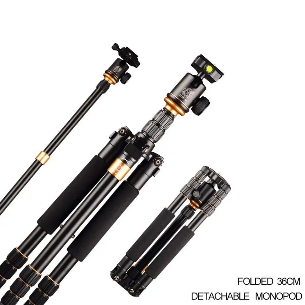 

Professional Photographic Portable Foldable Telescopic Non-slip 13mm Camera Photography 4 Sections Tripod