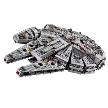 

1381Pcs Millennium Falcon Star Wars Set Bricks Models & Building Blocks Toys for Children Legoing Starwars drop shipping