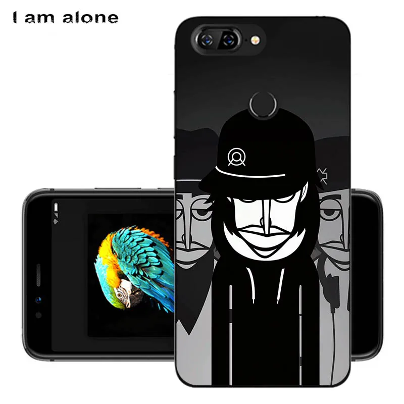 Чехлы для телефонов I am alone для lenovo S5, 5,7 дюймов, мягкий ТПУ мобильный Модный Цветной милый черный чехол для lenovo S5, сумки