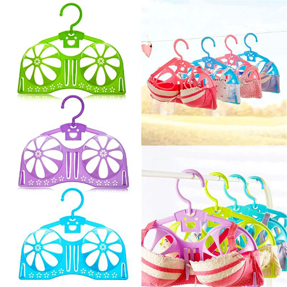 

Durable Smart Bra Hanger Form Drying Holder Clothes Underwear Rack Protector Storage Shaper Shelving Display Organizer