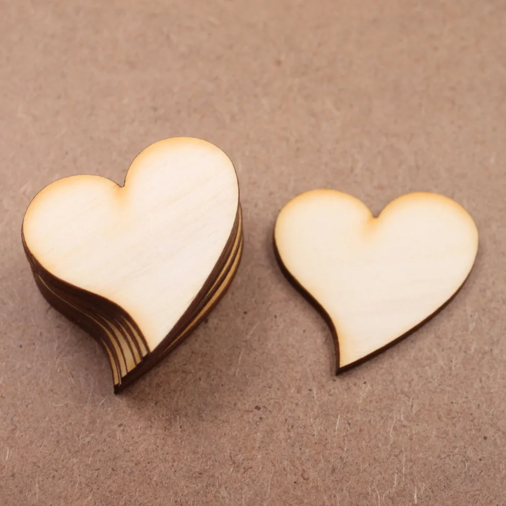 Simple-DIY-100pcs-Wood-heart-love-blank-unfinished-natural-crafts-supplies-wedding-ornaments-Painted-Varnished-Lovely (2)