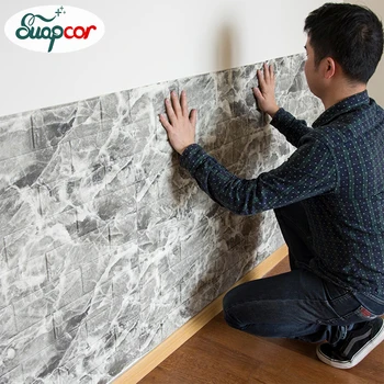 

Self Adhesive 3D Foam Wallpaper For Kids Room DIY Creative Brick Wall Sticker Bedroom Home Decor Waterproof Decorative Stickers