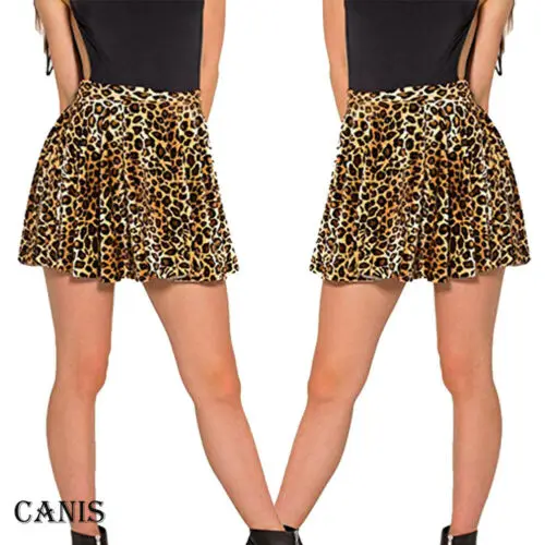 

Women Polyester Tennis High Waist Plaid Skater Pleated Short/Mini Skirt
