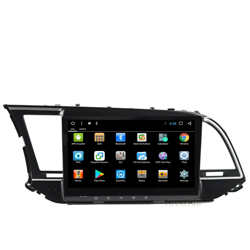 Автомобильный dvd gps плеер 10 1 дюйма 1024*600 для HYUNDAI ELANTRA 2016 2017 навигация стерео аудио