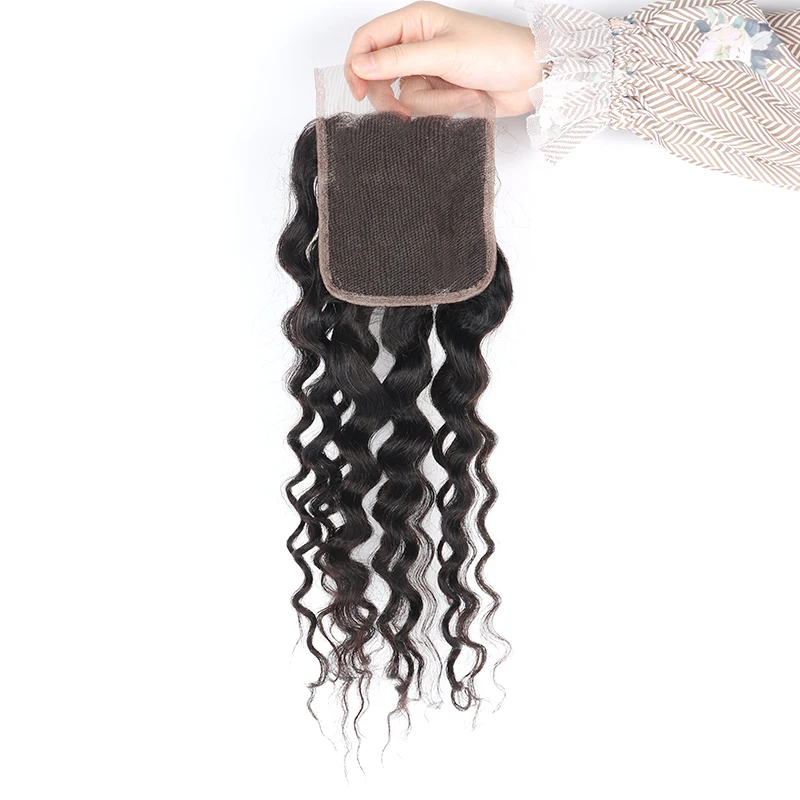 water wave 4x4 swiss lace closure