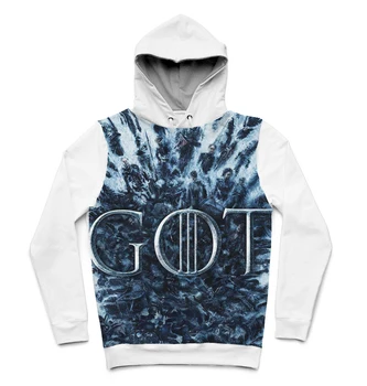 

REAL American US SIZE Custom Game of Thrones 3D Sublimation print Hoodies with plus size 3XL 4XL 5XL 6XL