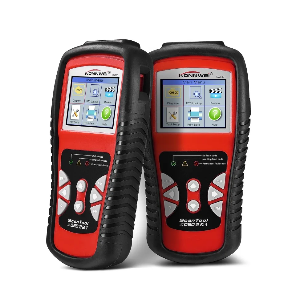 

ODB2 Scanner for Car Diagnostic Tool KW830 Automotive Scanner Real-time Fault Error Code Reader Check Engine Battery Tester 12V