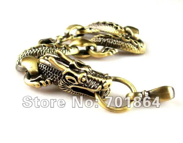 Fashion Jewelry Vintage Chinese Dragon Bracelet Design Antique Gold ...