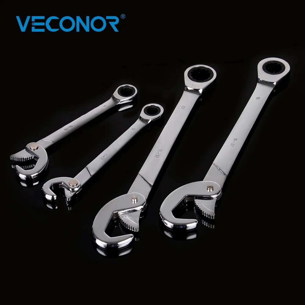 

Veconor 14 19 22mm Combination Ratchet Wrench With Snap Grip Spanner Material Multi Choices Multifunctional Hand Tools