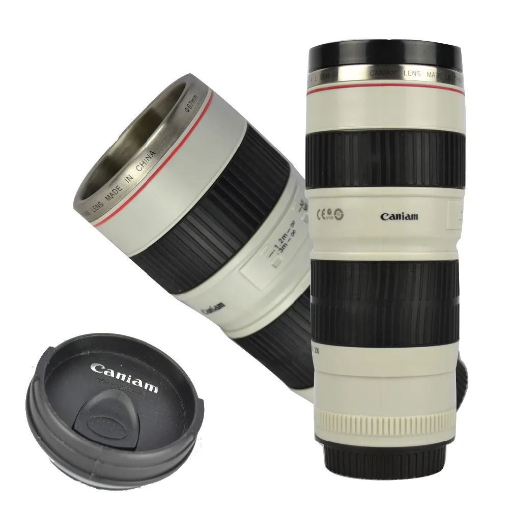 Caniam Camera lens coffee mug Christmas present CPAM Sillion Stainless steel lens cup special