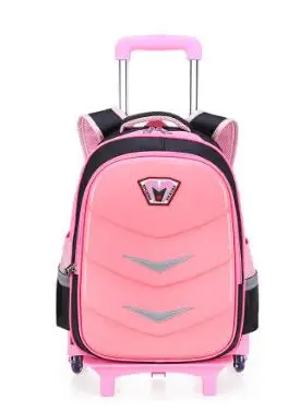 Школьный рюкзак из ПУ тележка для школы сумка мальчиков детский колесный на
