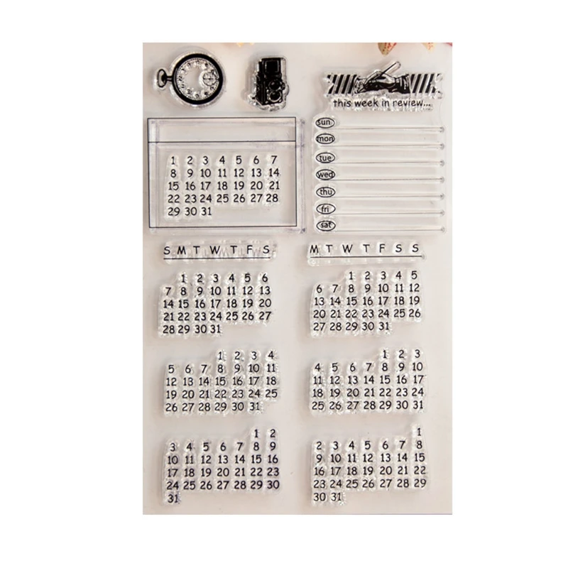 

Numbers Clear Silicone Seal Stamp For DIY Album Scrapbooking Photo Card Decor