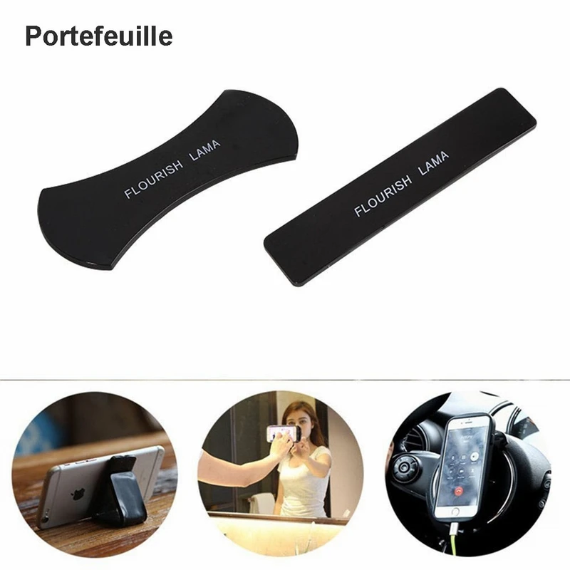 Portefeuille Cell Phone Stand Car Holder Sticky Pad for iPhone 7 Plus 8 5S SE 6S 6 Xiaomi mi a1 Android Smartphone Gel Nano Pads (1)