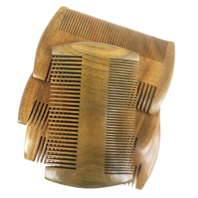 

Natural Green Sandalwood Super Narrow Tooth Wood Combs No static Pocket Comb Hair Styling Tool 998