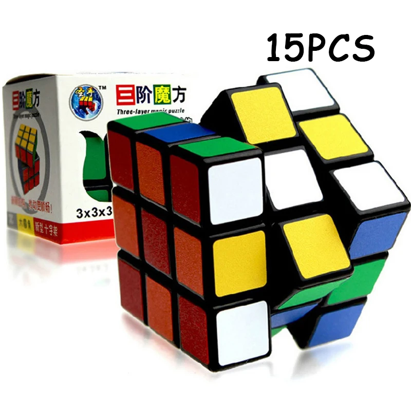 

15PCS ShengShou Frosted Sticker Magic cube 3x3x3 Cubo magico Professional Speed Twist Puzzle Neo Cube Education Toy For Children