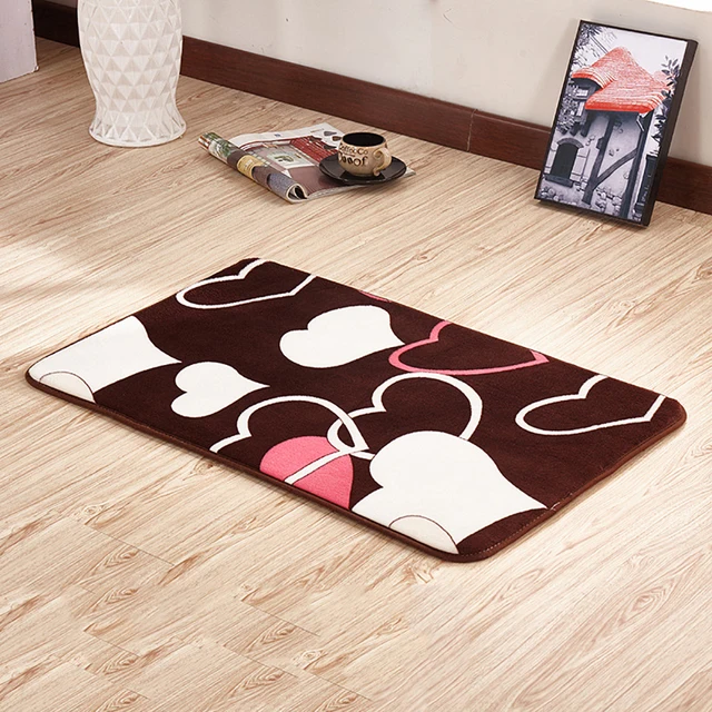 Zeegle Floral Pattern Microfiber Mats For The Hallway Anti slip Door ... Zeegle Floral Pattern Microfiber Mats For The Hallway Anti slip Door ...