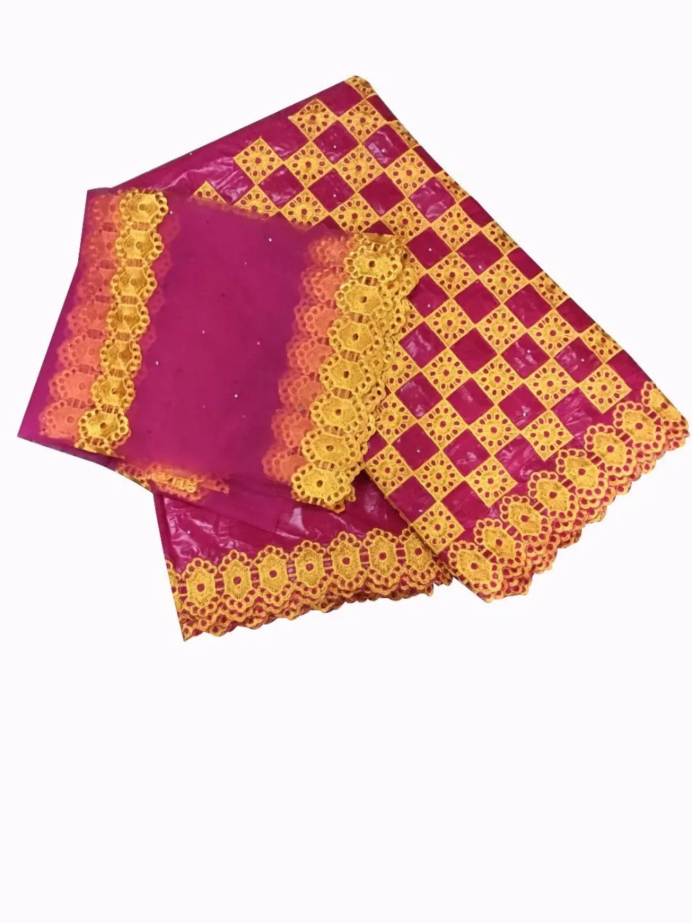Белый Базен riche getzner африканская ткань tissu dentelle strass perle guinea brocade Ткань Базен riche ткань 7 ярдов/лот LYB