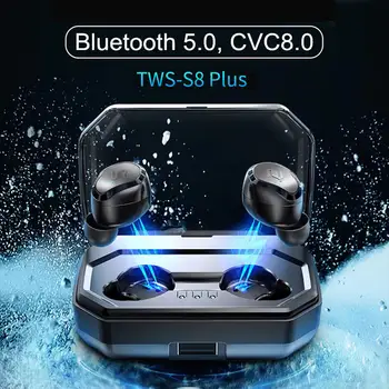 

HobbyLane TWS True Wireless Bluetooth 5.0 Earphone Touch Earbuds Noise Cancelling 3000mAh Power Bank For Smart Phone d20