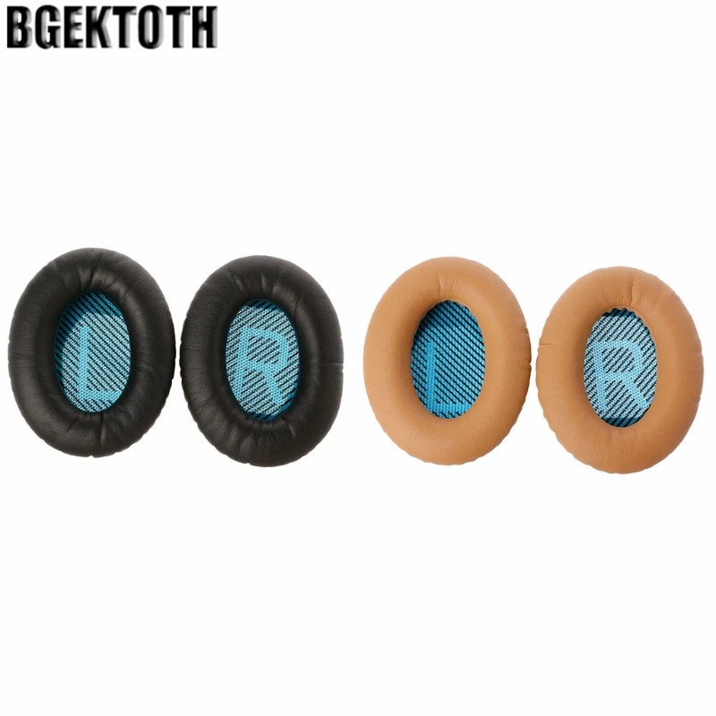 BGEKTOTH 1 пара белковых кожаных амбушюров для наушников Bose Quietcomfort 2 QC25 AE2 QC2 QC15 |