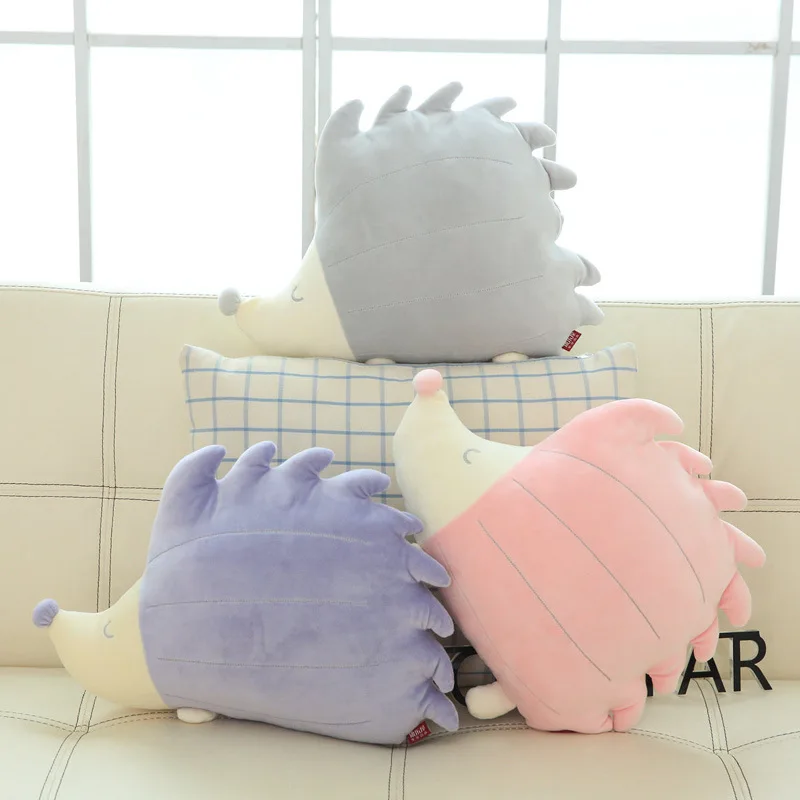 

Cute Hedgehog Rabbit Plush Toy Stuffed Toys Girl Boy Reading Pillows Hedgehog Plush Doll Kids Children Birthday Pillow Gift