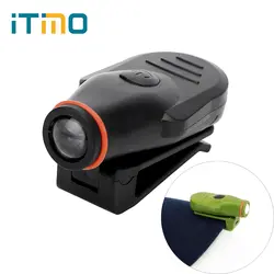 ITimo Clip-on лампа на шапку режим светодиодный налобный фонарь для рыбалка, кемпинг, охота фара головного света с Батарея аварийного ремонта