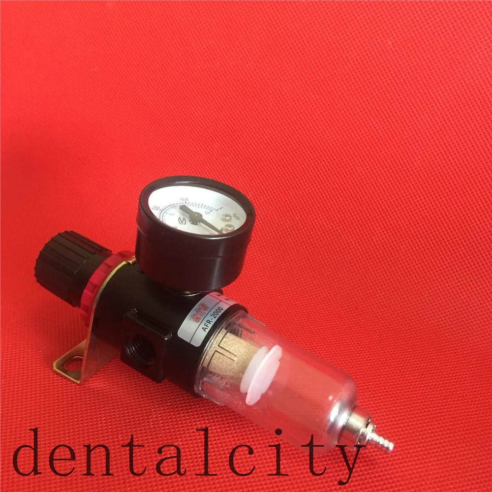 New Dental Chair Unit Pressure Relief Valve Manometer Filter Damping