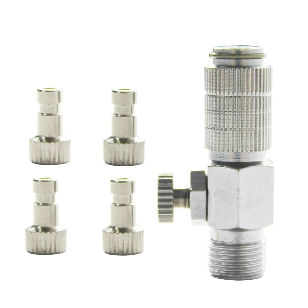 JOYSTAR Airbrush быстроразъемный разъем адаптера с клапаном 1/8 &quotдля барсука 4