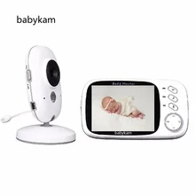 Babykam, детская камера с монитором, няня, видео, 3,2 дюймов, TFT, цветной ЖК-дисплей, ИК, ночное видение, 2 способа разговора, 8 колыбельных, температурный монитор