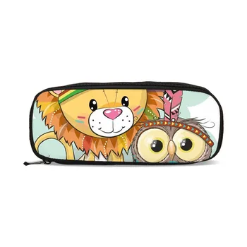 

Cute Cartoon Animal Cool Lion 3D Printing Coin Purse For Kids Boys Girls Pouch Pen Case Pencil Bags School Supplies Change Purse