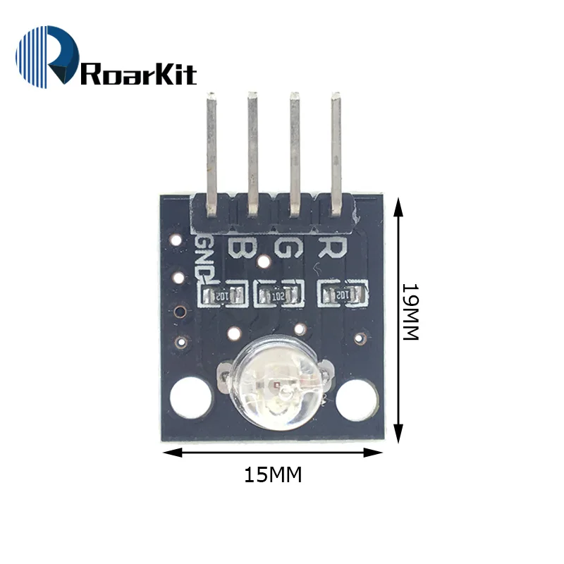 1 шт. умная электроника FZ0455 4pin KEYES KY-016 три цвета 3 цвета RGB светодиодный модуль датчика для Arduino DIY стартовый комплект KY016