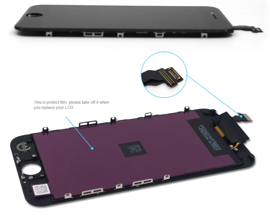 2018 KHP 100% AAAA Original LCD Screen For iPhone 6 6s Plus Screen LCD Display Digitizer Touch Module Screens Replacement LCDS (13)