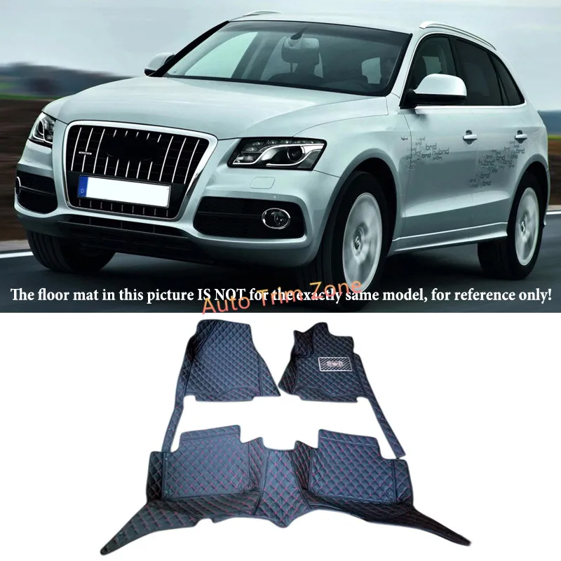 Left&Right Hand Drive Interior Leather Car Foot Mat Carpet Foot Pad For Audi Q5 8R 2009 2016car