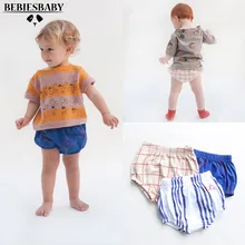 Шорты для мальчиков детские сердца шорты pp унисекс дети Велоспорт хлопок Ins дети хлеб Bobo Полосатые Короткие штаны Костюмы