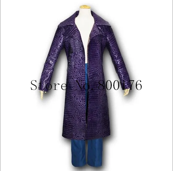 Jared Leto Joker Costume Halloween Cosplay Costume Coat Pants